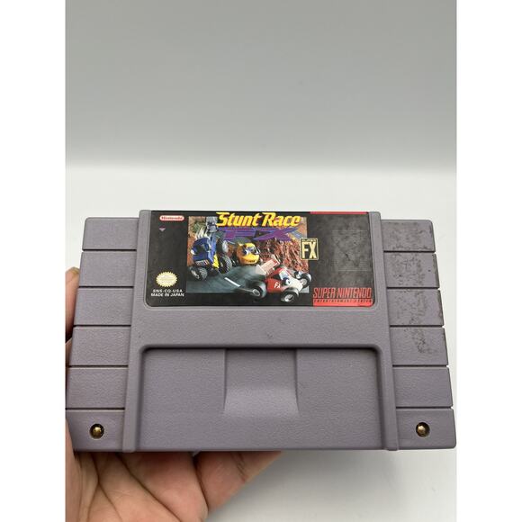 Stunt Race FX (Super Nintendo, 1994) Video Game Cartridge Only Tested Working - Picture 2 of 6